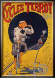 Cycles Terrot Framed Giclee Print by Plouzeau 