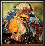 Baby Framed Giclee Print by Gustav Klimt