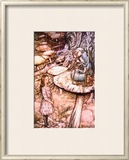 Advice from a Caterpillar Print by Arthur Rackham