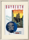 Bayreuth, the Home of Wagner Framed Giclee Print by Austin Cooper