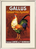 Gallus, Grand Vin Apertif Framed Giclee Print
