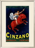 Cinzano Vermouth Torino Framed Giclee Print by Leonetto Cappiello