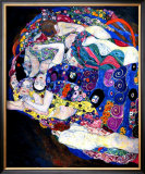 The Maiden Framed Giclee Print by Gustav Klimt