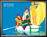 East Coast by LNER Framed Giclee Print by Tom Purvis