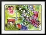 Paris, l'Opera, 1965 Framed Giclee Print by Marc Chagall