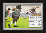 Rules of Golf, Rule XXIII Prints by C. Crombie