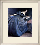 Althea Reading in Blue Dress Prints by John White Alexander