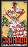 Granada Fiestas Del Santisimo Corpus Christi Poste Framed Giclee Print by Puya 