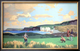 Golf in Northern Ireland, LMS Poster, circa 1925 Framed Giclee Print by Norman Wilkinson