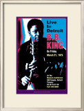 B.B. King - Live in Detroit Prints by Dennis Loren