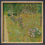 Orchard with Roses, c.1911 Posters by Gustav Klimt