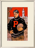 Vintage Princeton Football Framed Giclee Print