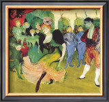 Dance At Moulin Rouge Posters by Henri de Toulouse-Lautrec