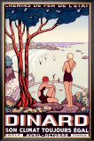 French State Railway, Travel to Dinard Framed Giclee Print
