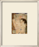 Mother and Child (detail from The Three Ages of Woman), c.1905 Print by Gustav Klimt