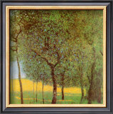 Orchard Prints by Gustav Klimt