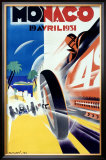 Monaco Grand Prix Formula 1, c.1931 Framed Giclee Print