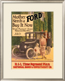 Mother Needs A Ford, Buy It Now Framed Giclee Print by J.w. Pondelicek