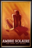 Ambre Solaire Framed Giclee Print by Charles Loupot