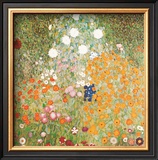 Flowery Garden Posters by Gustav Klimt