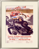 Course de l'Eifel Internationales Framed Giclee Print by Alfred Hierl