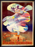 La Loie Fuller, Folies-Bergere Impressão giclée emoldurada por PAL (Jean de Paleologue)