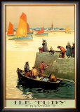 Ile Tudy Posters by Alo (Charles-Jean Hallo) 