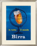 In Tutto il Mondo Birra Framed Giclee Print by E. Arvati