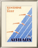 Australia Framed Giclee Print by Sellheim 