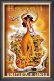 United Airlines, Hula Dancer Art