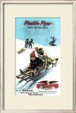 Flexible Flyer Sled Framed Giclee Print