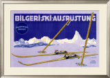 Austrian Bilgeri Ski Framed Giclee Print