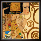 Expectation, Stoclet Frieze, c.1909 (detail) Art by Gustav Klimt
