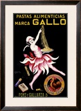 Gallo, Pastas Alimenticias Framed Giclee Print by Leonetto Cappiello