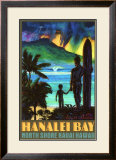 Hanalei Bay North Shore Kauai Impressão giclée emoldurada por Rick Sharp