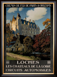 Chateau de Loches Framed Giclee Print by Constant Leon Duval
