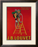 Cycles J.B. Louvet Framed Giclee Print by Mich (Michel Liebeaux) 