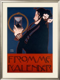 Fromme's Kalender Print by Koloman Moser