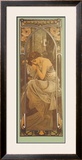 Repos de la Nuit Framed Giclee Print by Alphonse Mucha