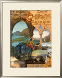 Tour Ireland Connemira Mgw Railway Framed Giclee Print by Hugo D'Alesi