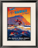Fly to Hawaii Impressão giclée emoldurada por M. Von Arenburg