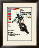 500cc Us Motocross Grand Prix Poster Framed Giclee Print