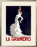 La Granero Flamenco Dance Framed Giclee Print by Paul Colin