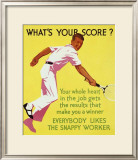 What's Your Score Framed Giclee Print