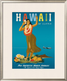 Hawaii by Clipper Framed Giclee Print by Atherton 