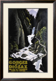 Gorges de la Diosaz Framed Giclee Print by Roger Broders