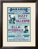 Dizzy Gillespie and Ella Fitzgerald at Paradise, Detroit, 1947 Prints by Dennis Loren