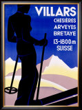 Villars Framed Giclee Print by Johannes Handschin