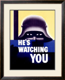 He's Watching You Framed Giclee Print by Glenn Grohe