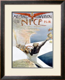 Meeting Aviation Framed Giclee Print by Charles Leonce Brosse